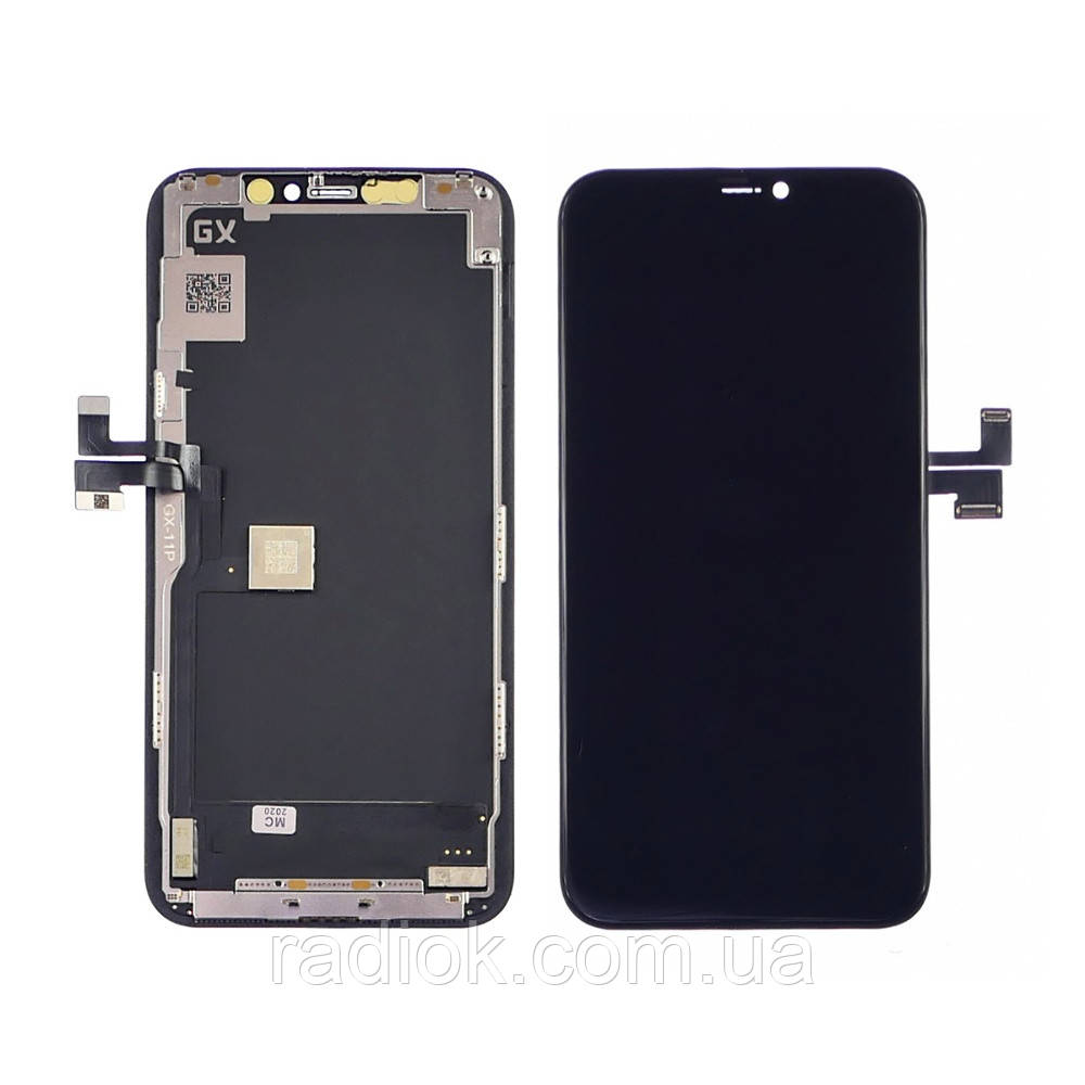 Дисплей для Apple iPhone 11 Pro з чорним тачскріном GX-AMOLED