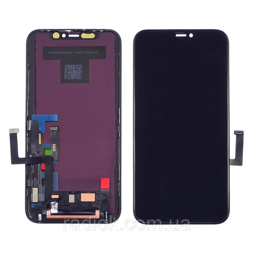 Дисплей для Apple iPhone 11 з чорним тачскрином ZY-IN CELL