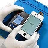 Дисплей для Apple iPhone 4s з білим тачскрином HC, фото 3