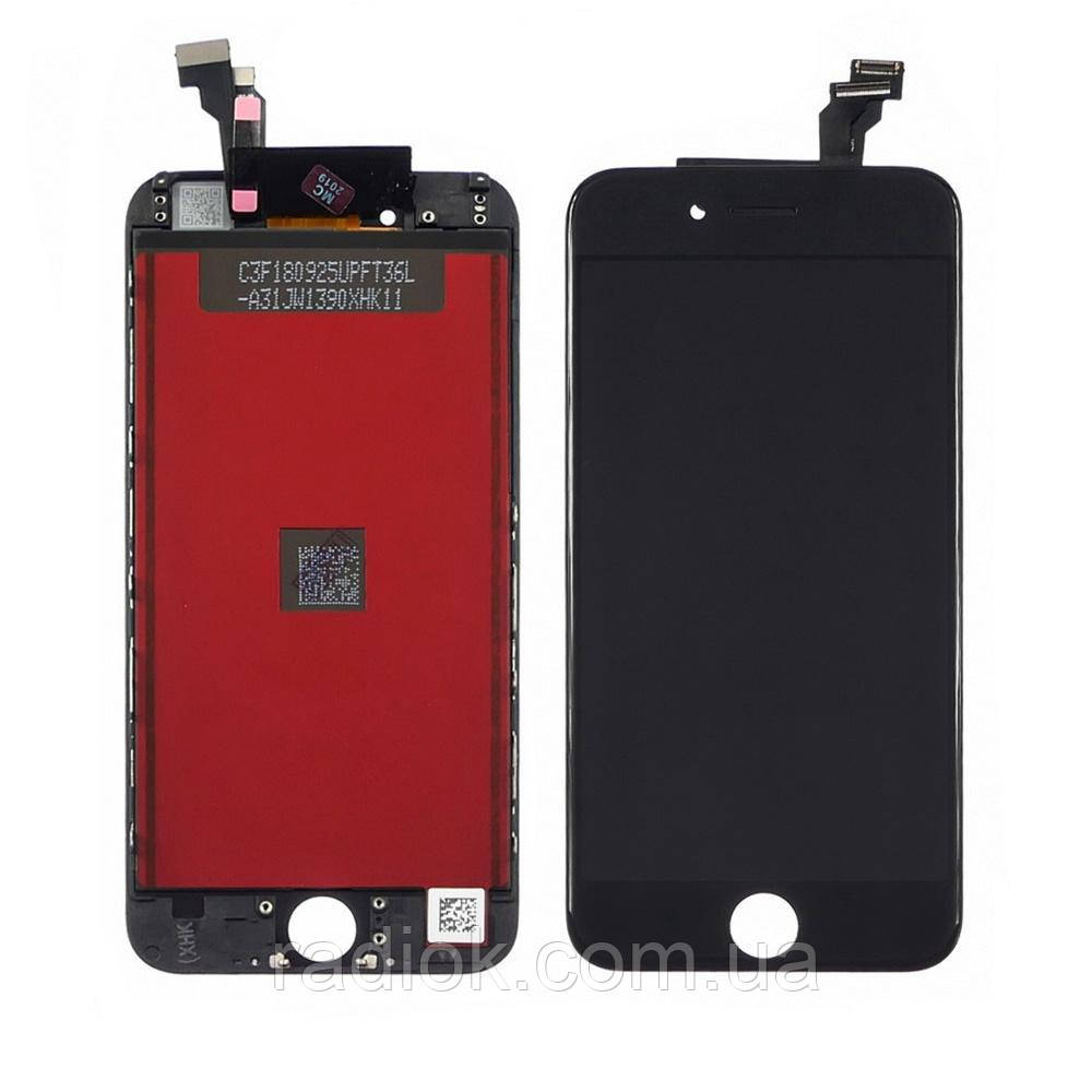 Дисплей для Apple iPhone 6 з чорним тачскрином HC