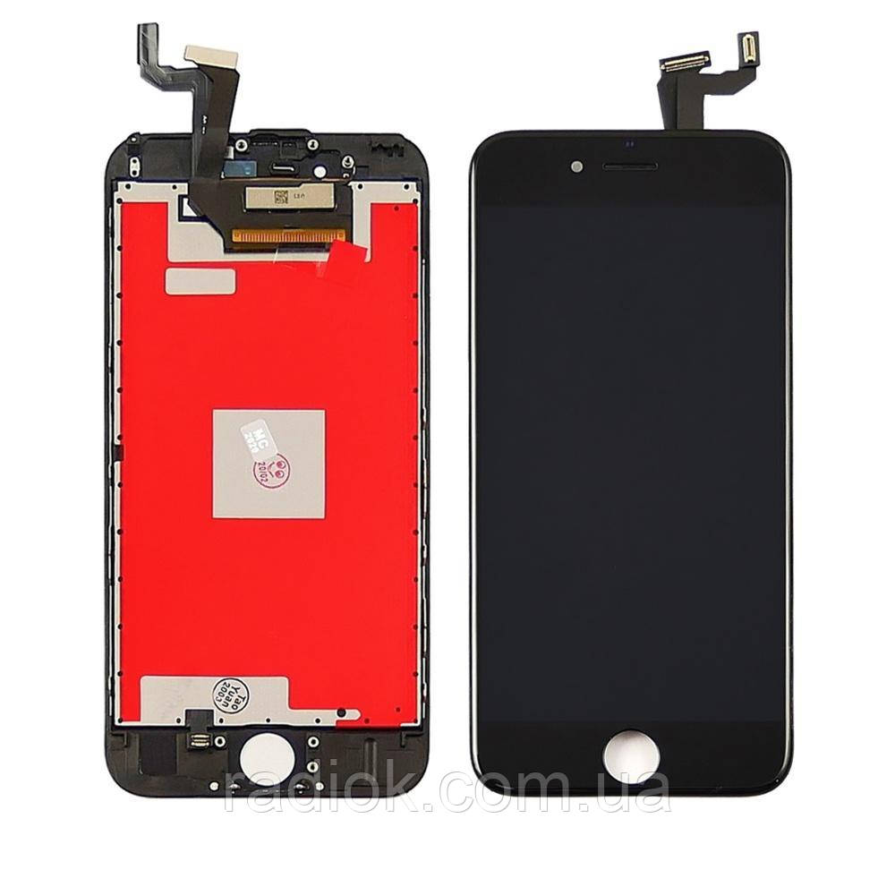 Дисплей для Apple iPhone 6s з чорним тачскрином HC