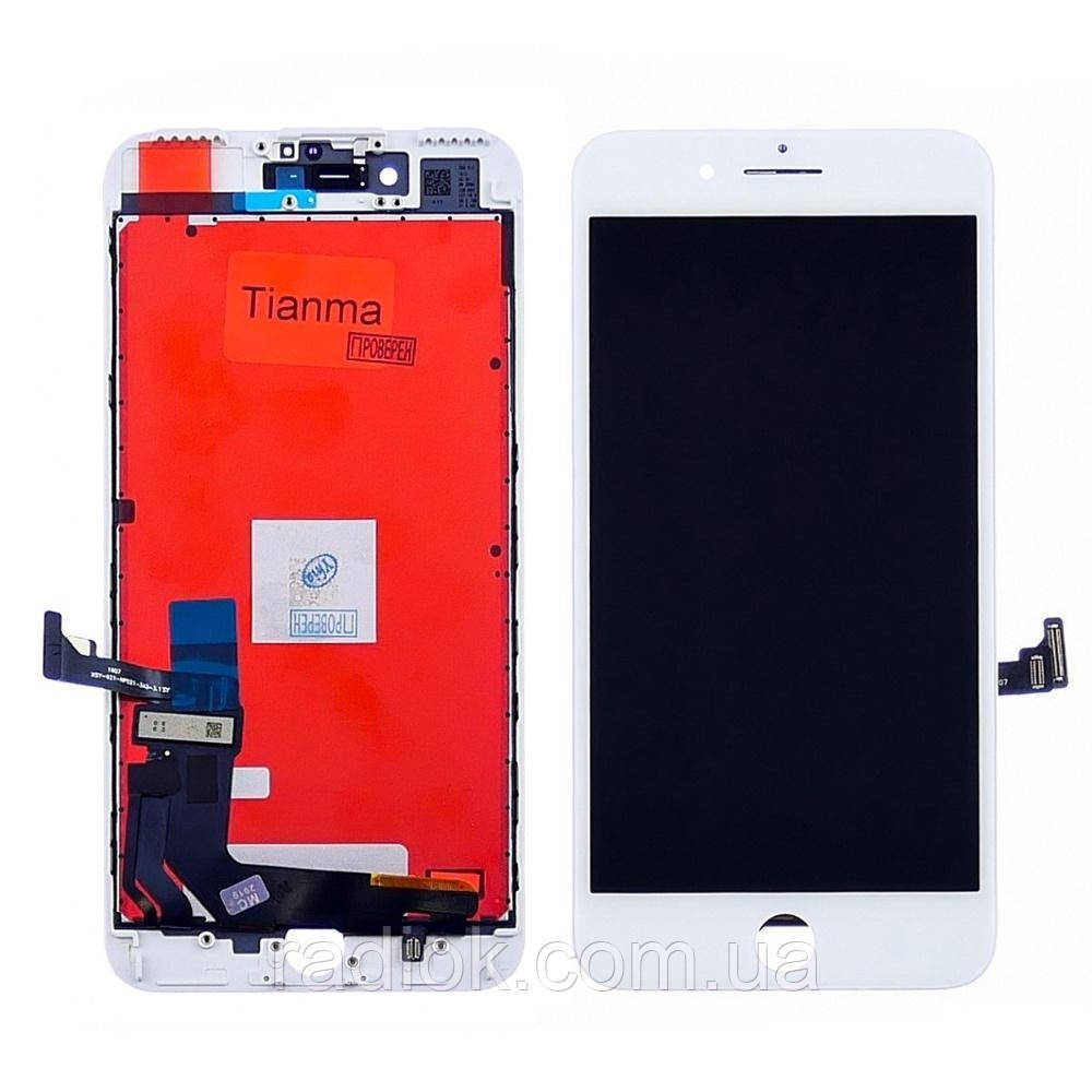 Дисплей для Apple iPhone 7 Plus з білим тачскрином Tianma