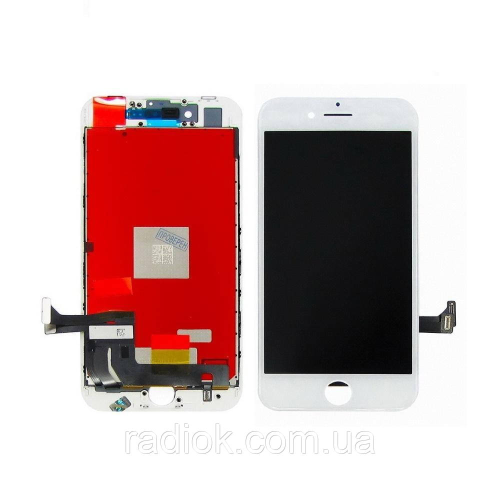 Дисплей для Apple iPhone 8 з білим тачскрином HC