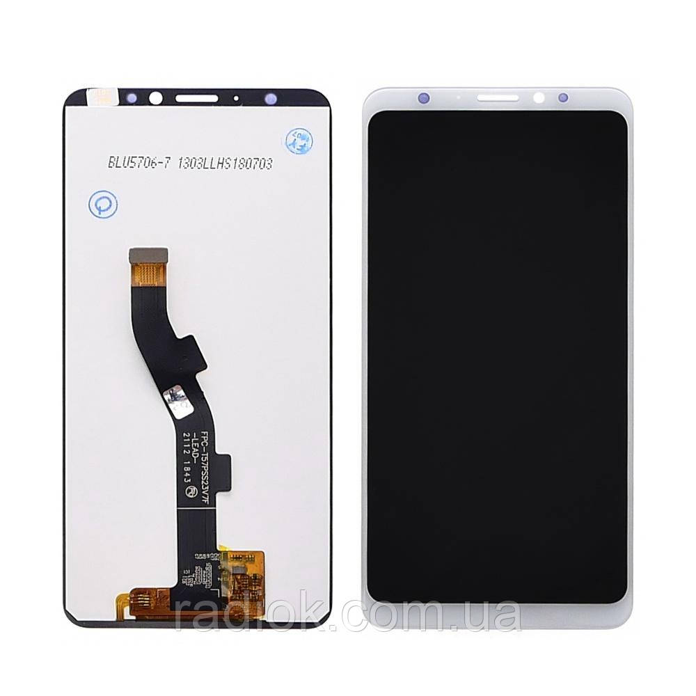 Дисплей для Meizu M8/V8 Pro з білим тачскрином