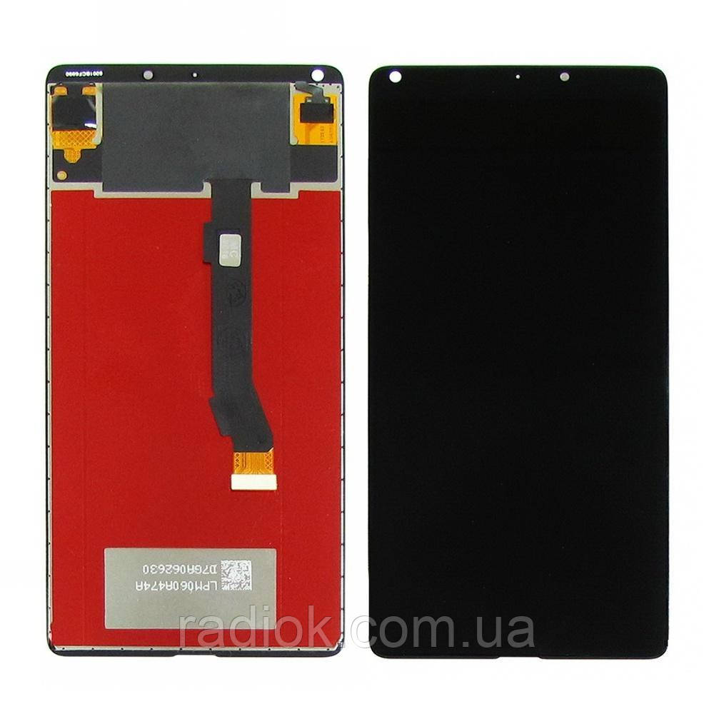 Дисплей для Xiaomi Mi Mix 2 з чорним тачскрином
