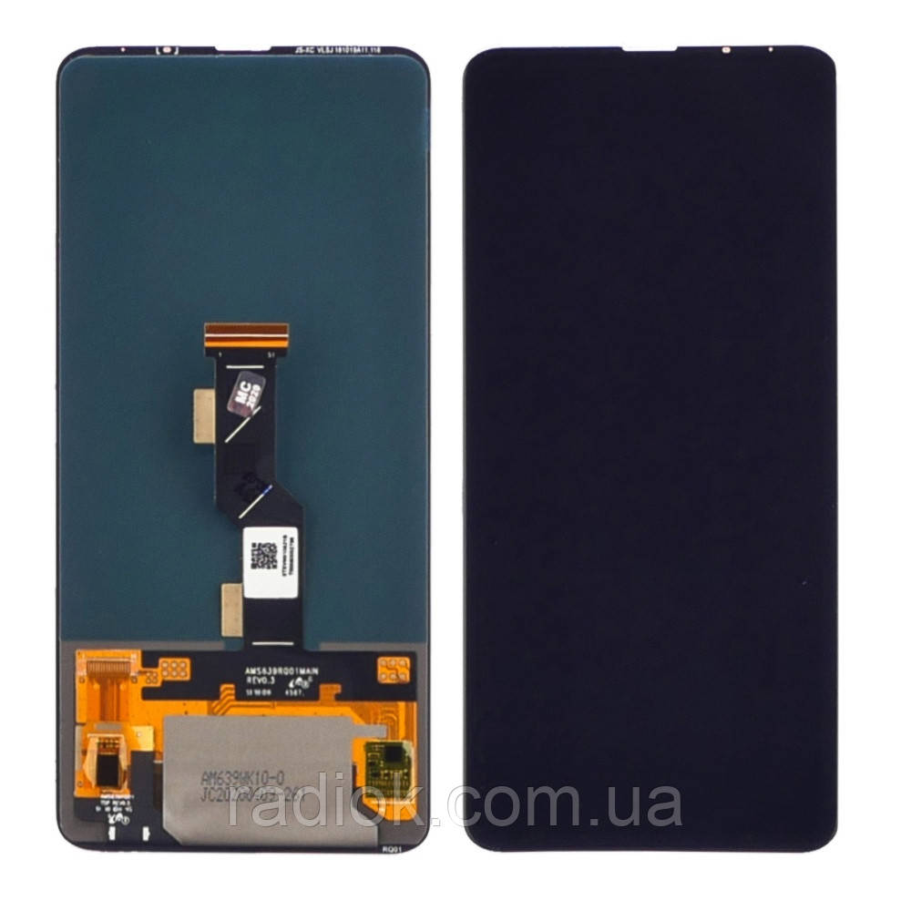 Дисплей для Xiaomi Mi Mix 3 з чорним тачскрином OLED