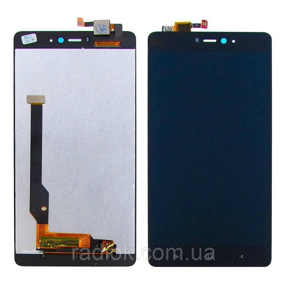 Дисплей для Xiaomi Mi 4i з чорним тачскрином