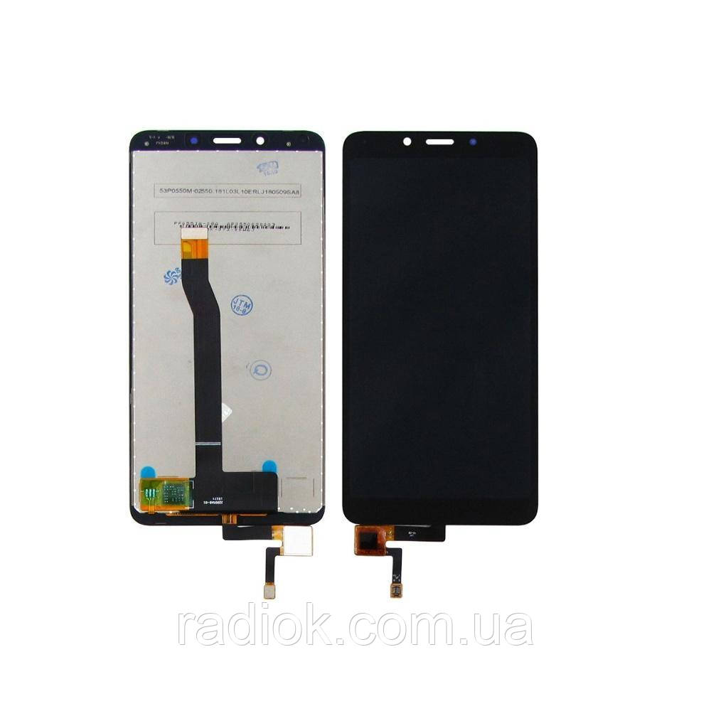 Дисплей для Xiaomi Redmi 6/6A з чорним тачскрином