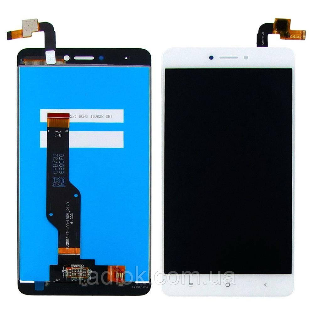 Дисплей для Xiaomi Redmi Note 4X з білим тачскрином