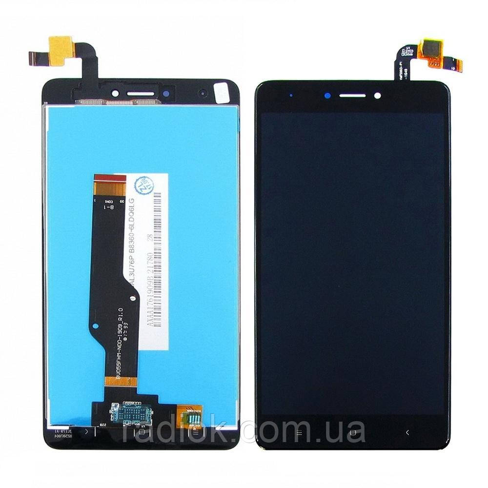 Дисплей для Xiaomi Redmi Note 4X з чорним тачскрином
