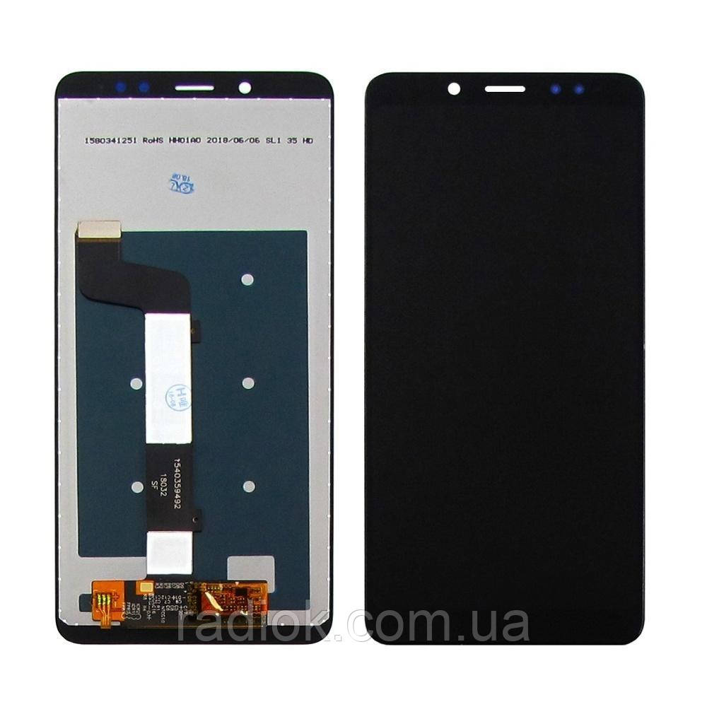 Дисплей для Xiaomi Redmi Note 5/ Note 5 Pro з чорним тачскрином