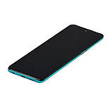 Дисплей для Xiaomi Redmi Note 9S/ Note 9 Pro/ Note 9 Pro Max з чорним тачскрином і зеленою корпусною рамкою, фото 3