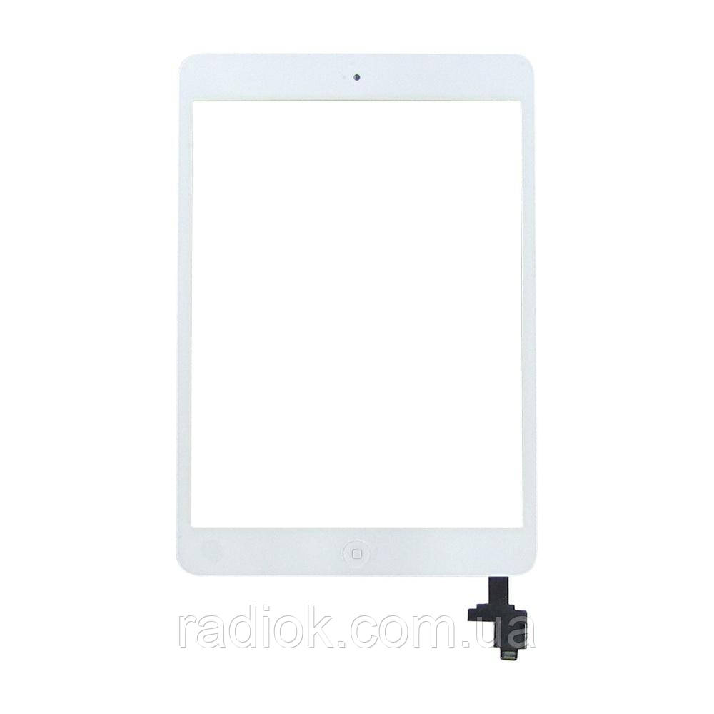Тачскрін для Apple iPad mini/ mini 2 білий з мікросхемою і кнопкою Home, фото 1