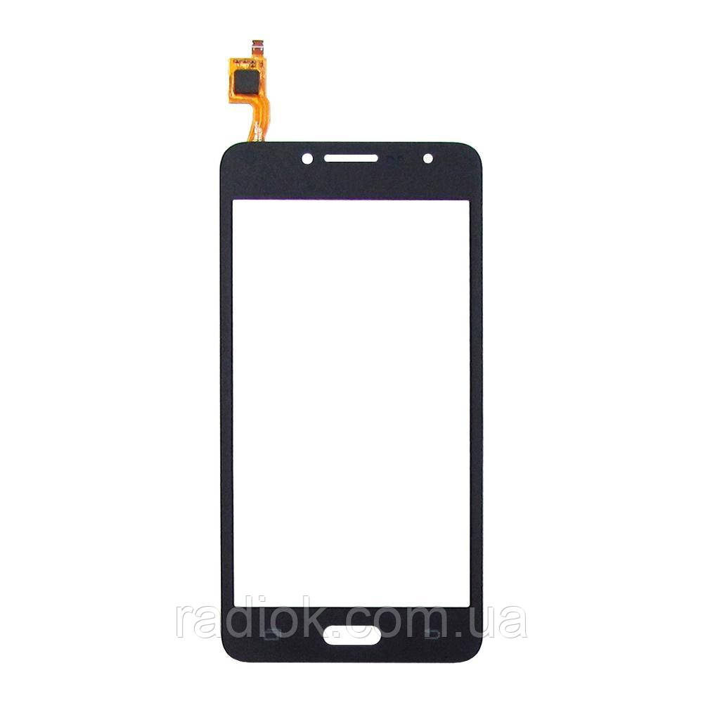 Тачскрин для Samsung G532F Galaxy J2 Prime темно-сірий