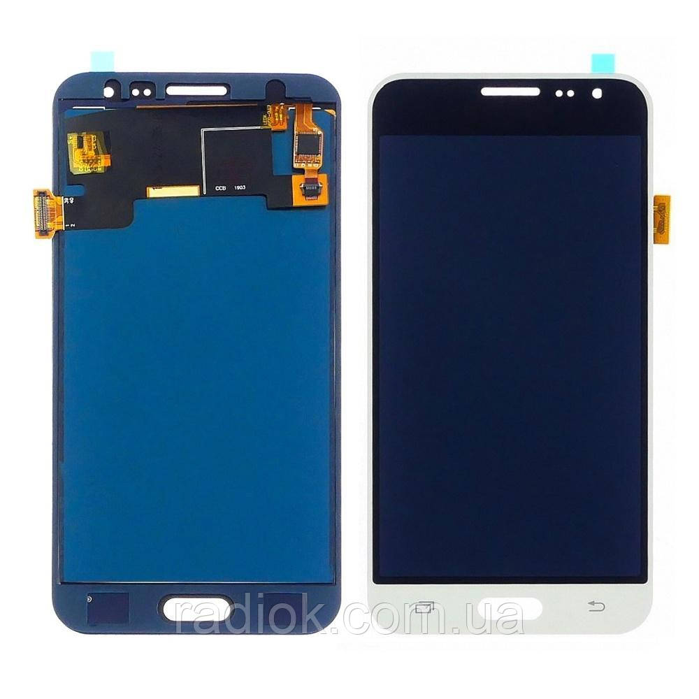 Дисплей для Samsung J320 Galaxy J3 (2016) з чорно-білим тачскрином, з регульованою підсвіткою IPS
