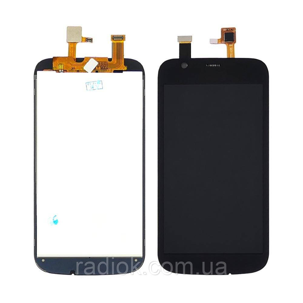 Дисплей для Nokia 1 з чорним тачскрином, фото 1