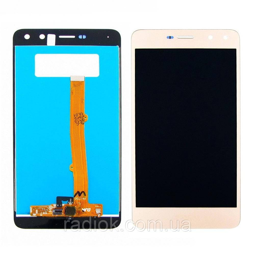 Дисплей для Huawei Y5 (2017) (MYA-U29) із золотистим тачскрином
