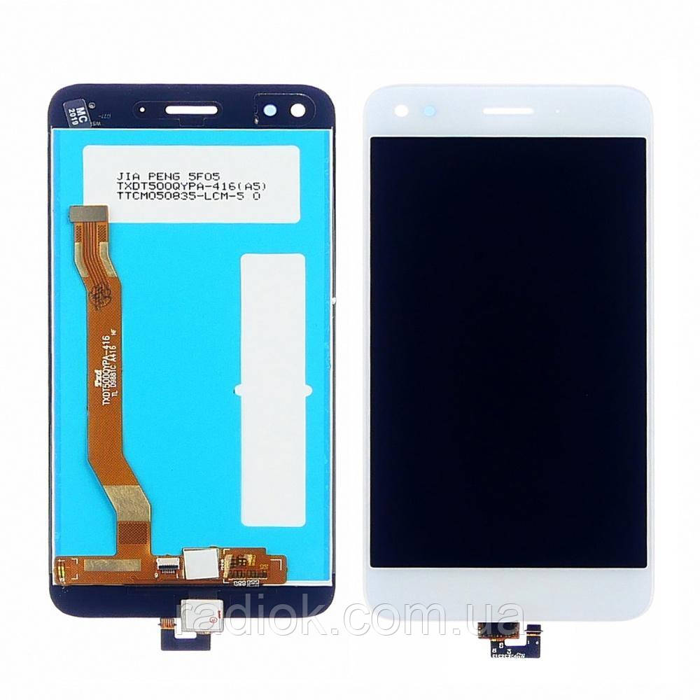 Дисплей для Huawei Y6 Pro (2017)/P9 Lite mini/ Nova Lite (2017) з білим тачскрином
