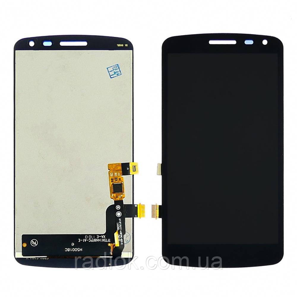 Дисплей для LG K5 X220 Dual Sim з чорним тачскрином