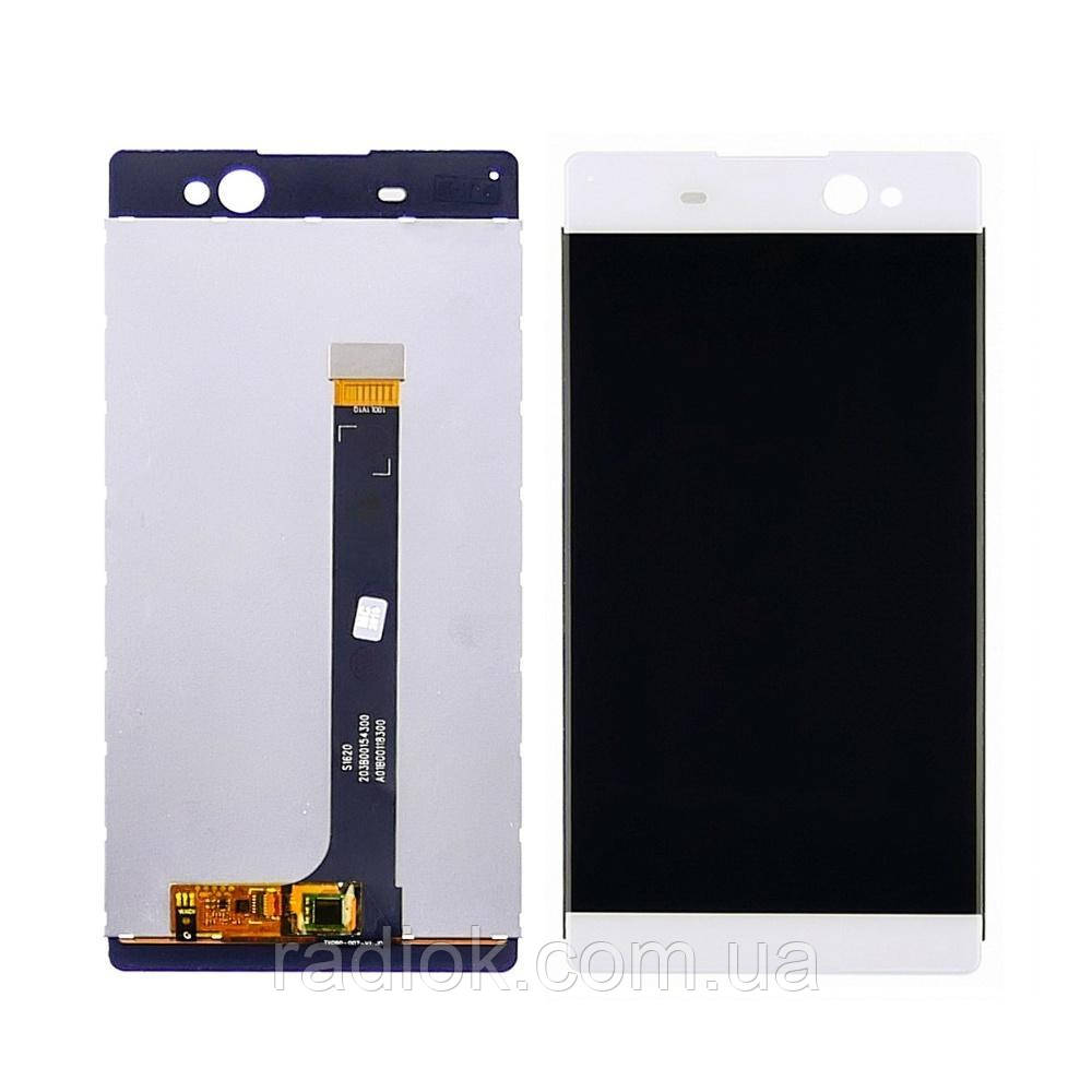 Дисплей для Sony F3212 Xperia XA Ultra з білим тачскрином