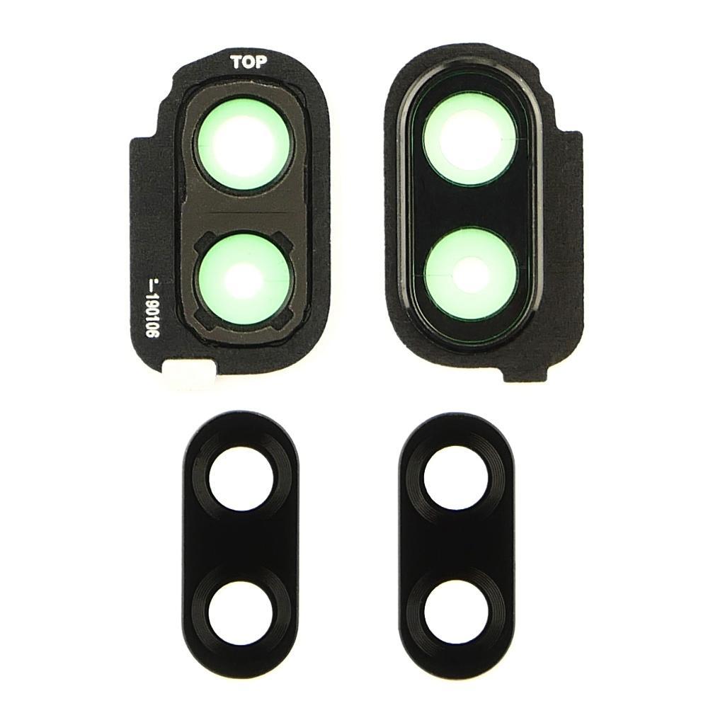 Скло камери для Samsung M205 Galaxy M20 (2019) з чорною рамкою, фото 1