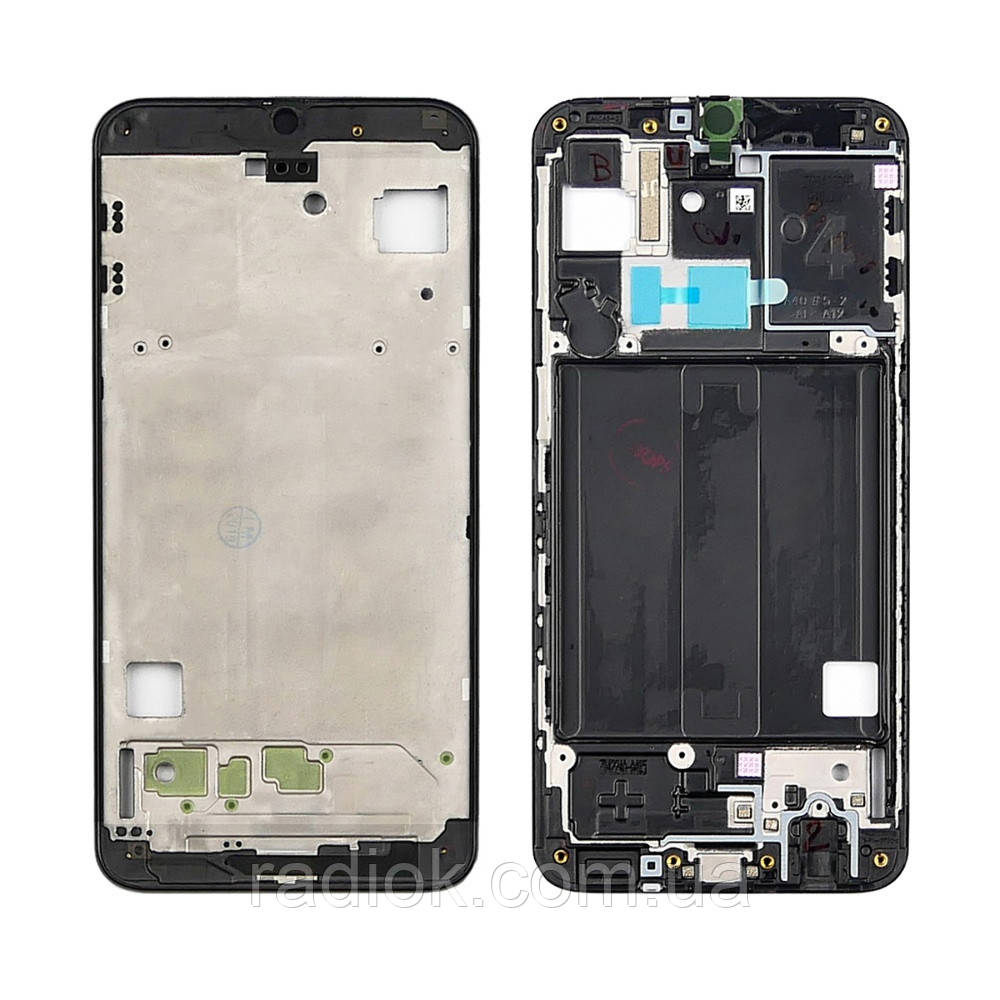 Дисплейна рамка для Samsung A405 Galaxy A40 (2019) чорна