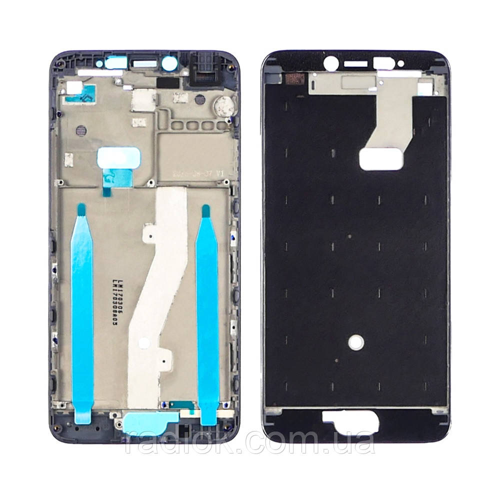 Дисплейна рамка для Meizu M3 Note L681 темно-сіра