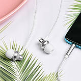 Навушники вакуумні Borofone BM42 Jack 3.5 white, фото 2