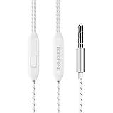 Навушники вакуумні Borofone BM42 Jack 3.5 white, фото 4