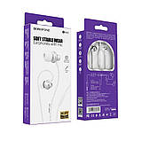 Навушники вакуумні Borofone BM42 Jack 3.5 white, фото 5