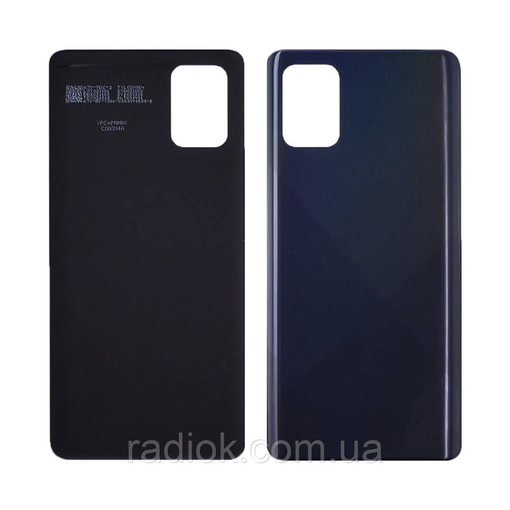 Задня кришка для Samsung A715 Galaxy A71 (2020) Prism Crush Black (чорна)