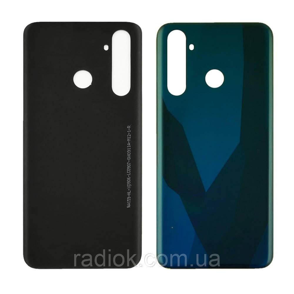 Задня кришка для Realme 5 Pro Green Crystal (зелена), фото 1