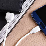 Кабель Borofone BX19 USB to Type-C 1m white, фото 2