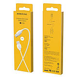 Кабель Borofone BX19 USB to Type-C 1m white, фото 4