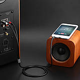 AUX кабель Hoco UPA10 Jack 3.5 to RCA 1.5m сірий, фото 2