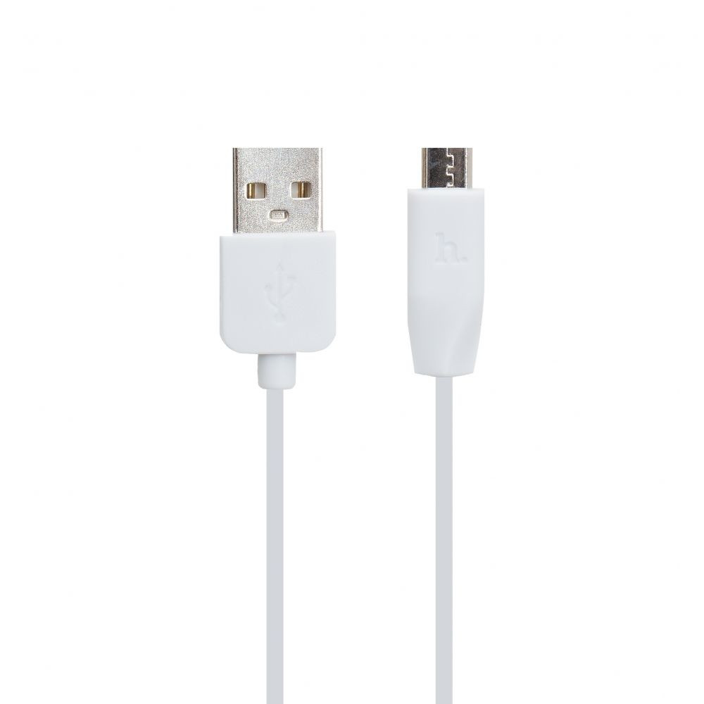 Кабель Hoco X1 USB to MicroUSB 2m white, фото 1