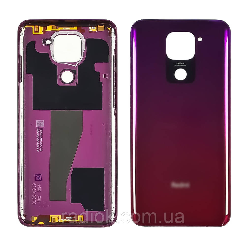 Задня кришка для Xiaomi Redmi Note 9 Scarlet Red (фіолетово-червона), фото 1