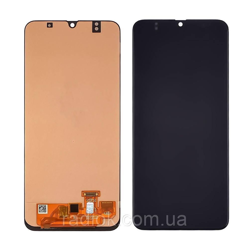 Дисплей для Samsung A305 Galaxy A30 (2019) з чорним тачскрином OLED