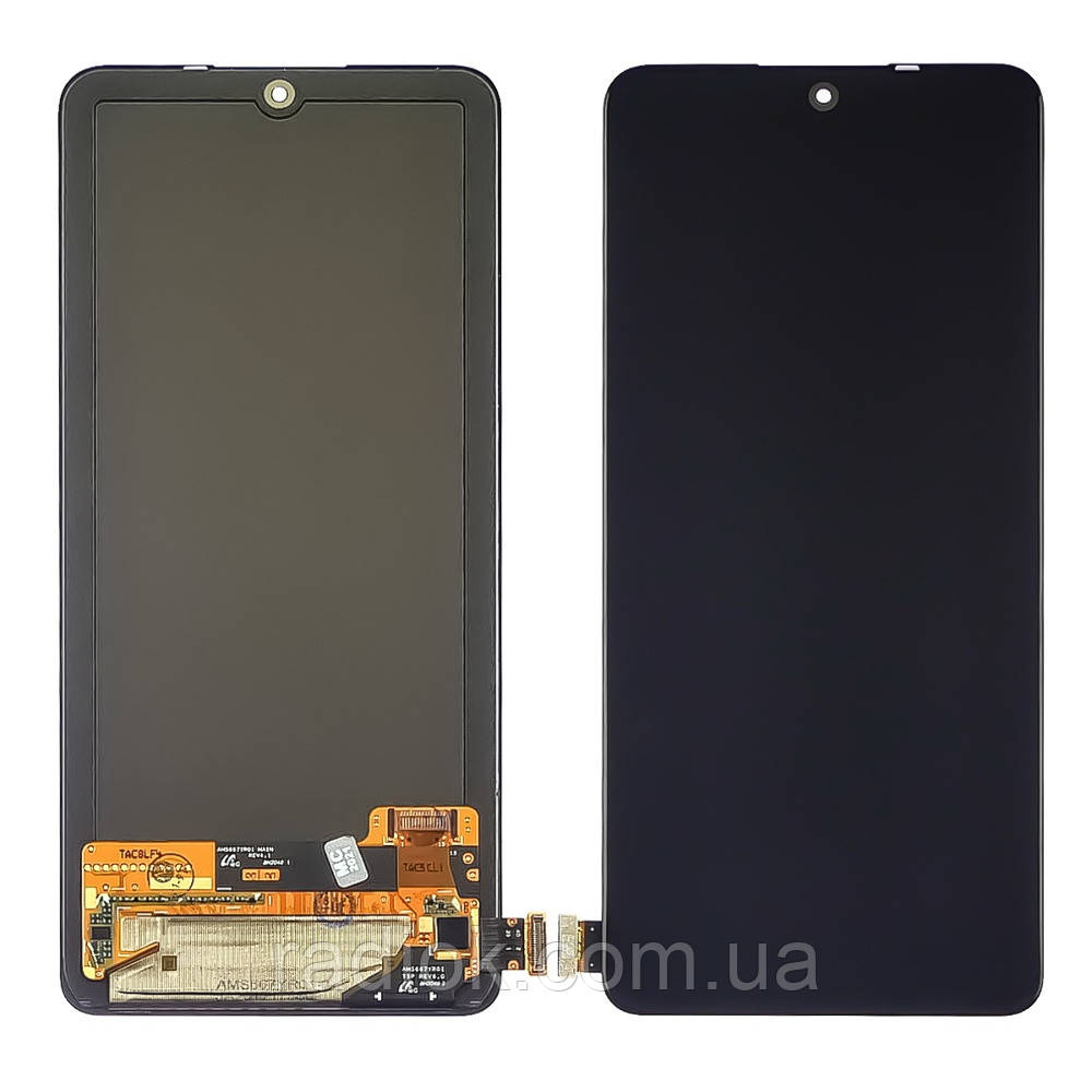 Дисплей для Xiaomi Redmi Note 10 Pro з чорним тачскрином OLED