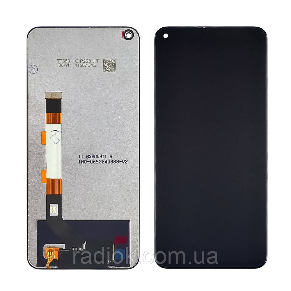 Дисплей для Xiaomi Redmi Note 9T/ Note 9 (5G) з чорним тачскрином