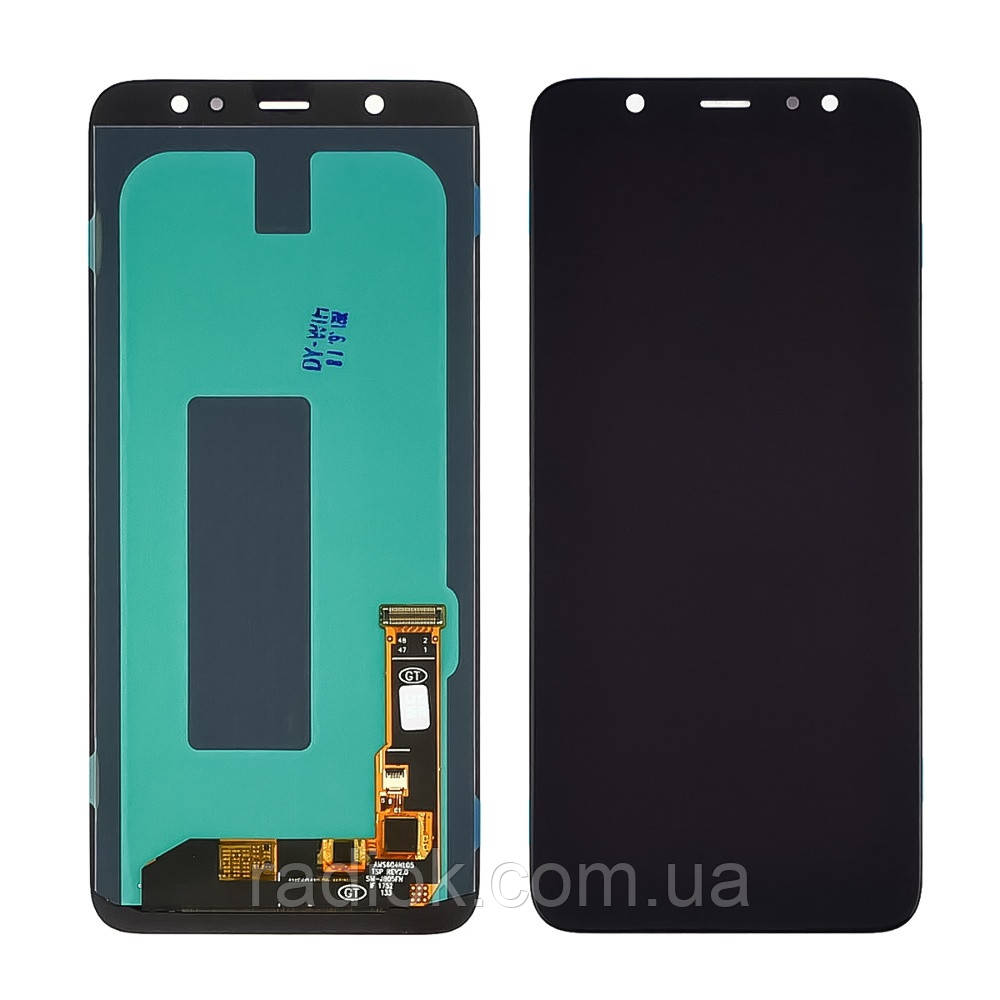 Дисплей для Samsung A605/J805 Galaxy A6 Plus (2018)/ J8 Plus (2018) з чорним тачскрином OLED