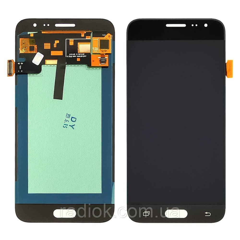 Дисплей для Samsung J320 Galaxy J3 (2016) з чорним тачскрином OLED