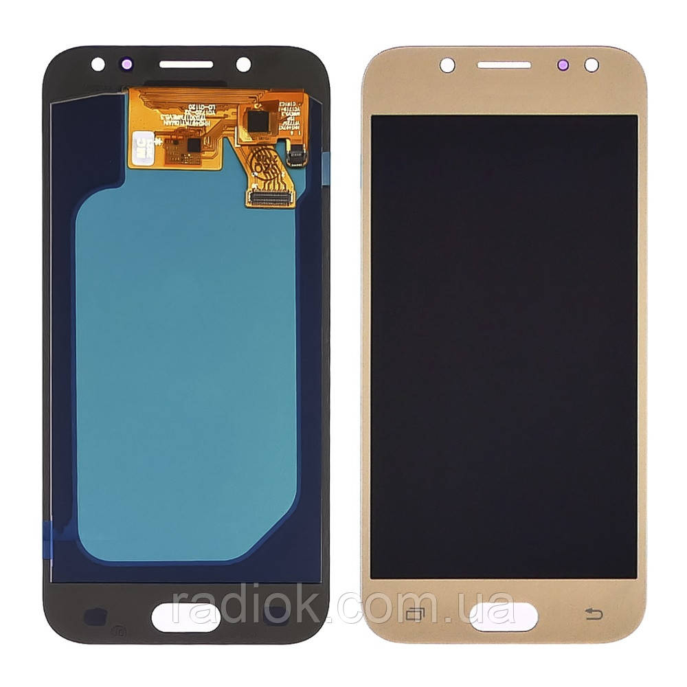 Дисплей для Samsung J530 Galaxy J5 (2017) із золотистим тачскрином OLED