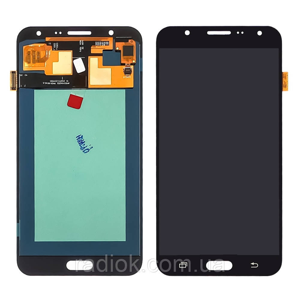 Дисплей для Samsung J700 Galaxy J7 з чорним тачскрином OLED