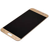Дисплей для Samsung J730 Galaxy J7 (2017) із золотистим тачскрином OLED, фото 3