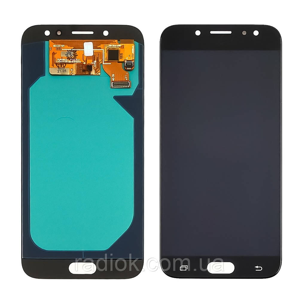 Дисплей для Samsung J730 Galaxy J7 (2017) з чорним тачскрином OLED
