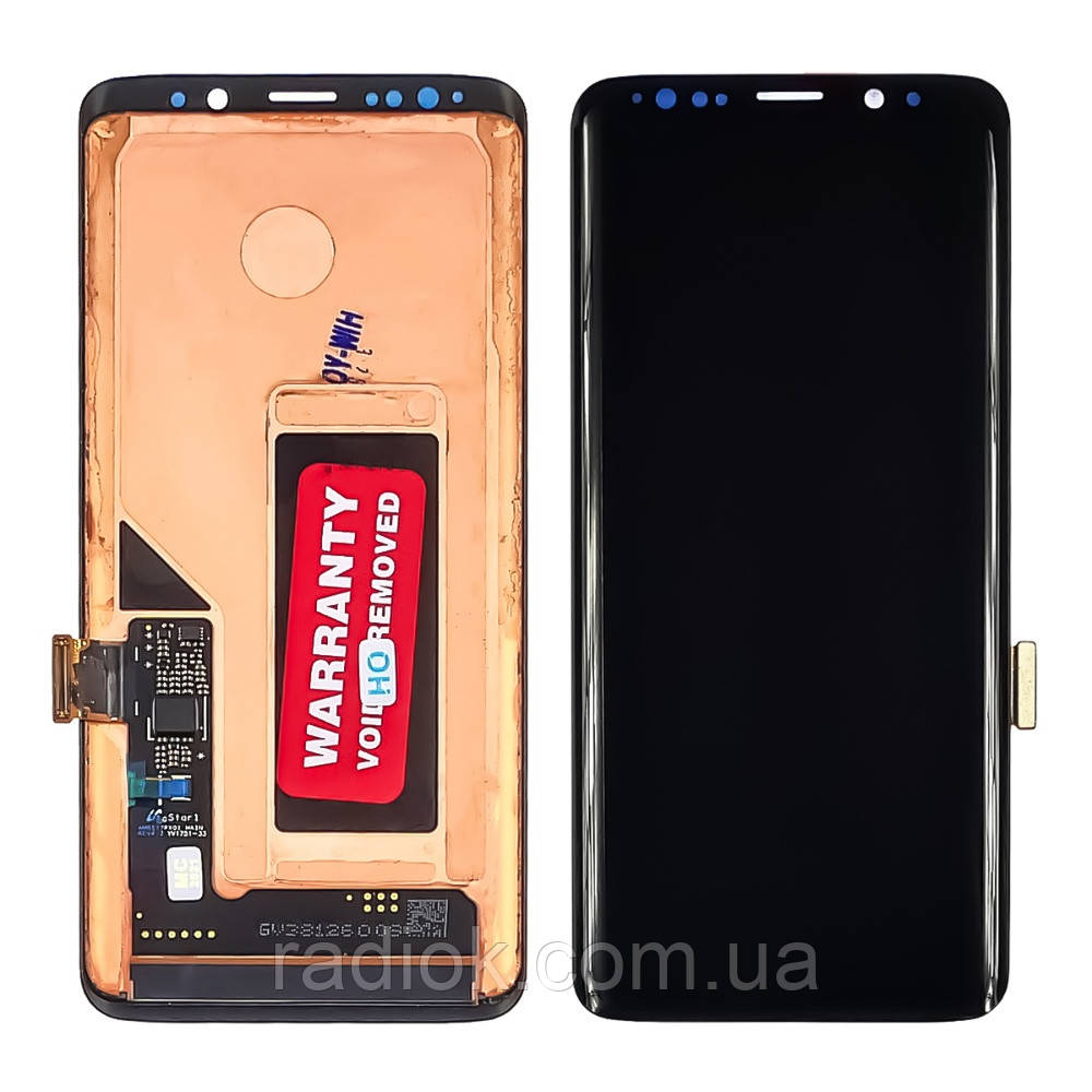 Дисплей для Samsung G960 Galaxy S9 з чорним тачскрином Original (переклеєне скло)