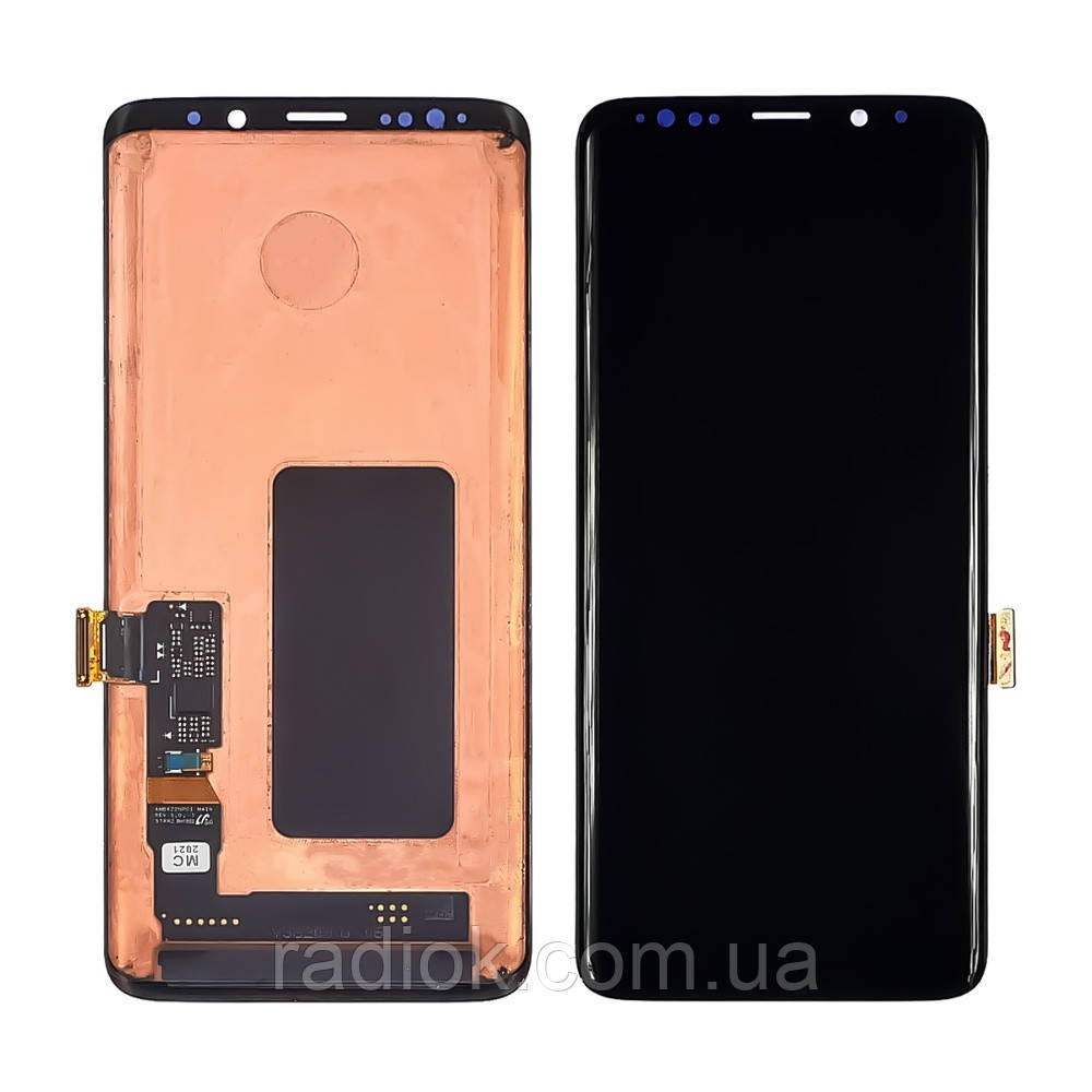 Дисплей для Samsung G965 Galaxy S9 Plus з чорним тачскрином Original (переклеєне скло)