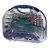 Бормашина в кейсі AIDA A-063 8000-31000 об/хв, 220V, з набором насадок для гравіювання, шліфування, полірування, фото 8