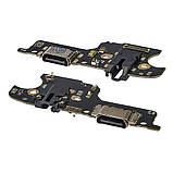 Роз'єм заряджання для Realme 6i на платі з мікрофоном і компонентами, фото 2